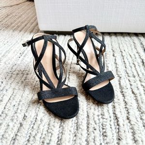 Gianvito Rossi Glitter Ankle-Strap Sandals